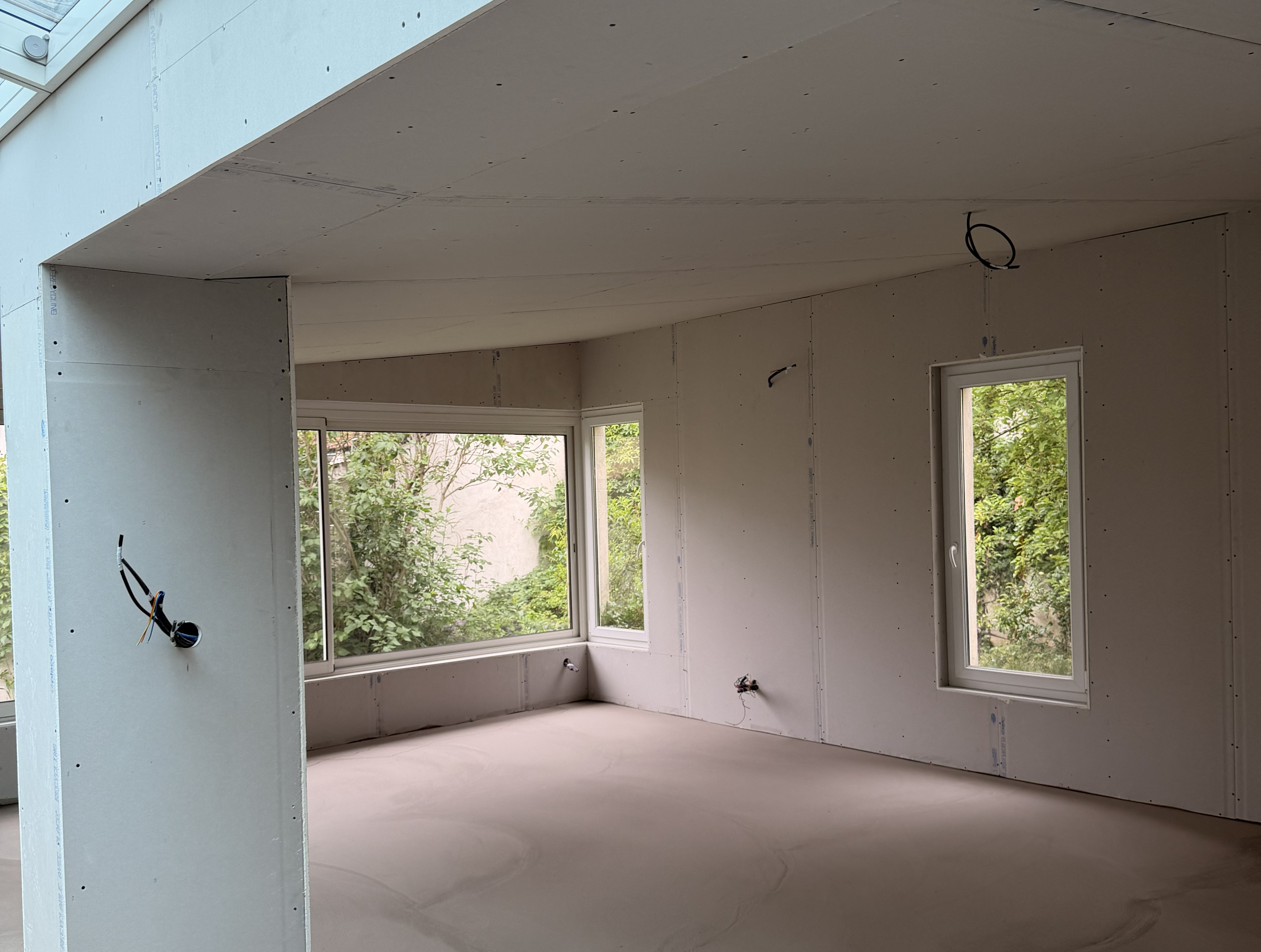 Combles aménagés dans une maison